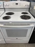 12. Coil Top Stove White 