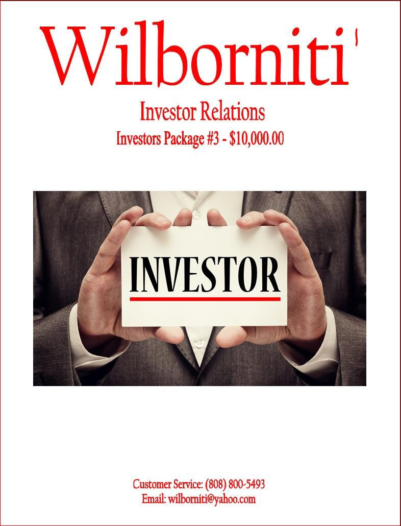 116. Wilborniti Investors Package #3